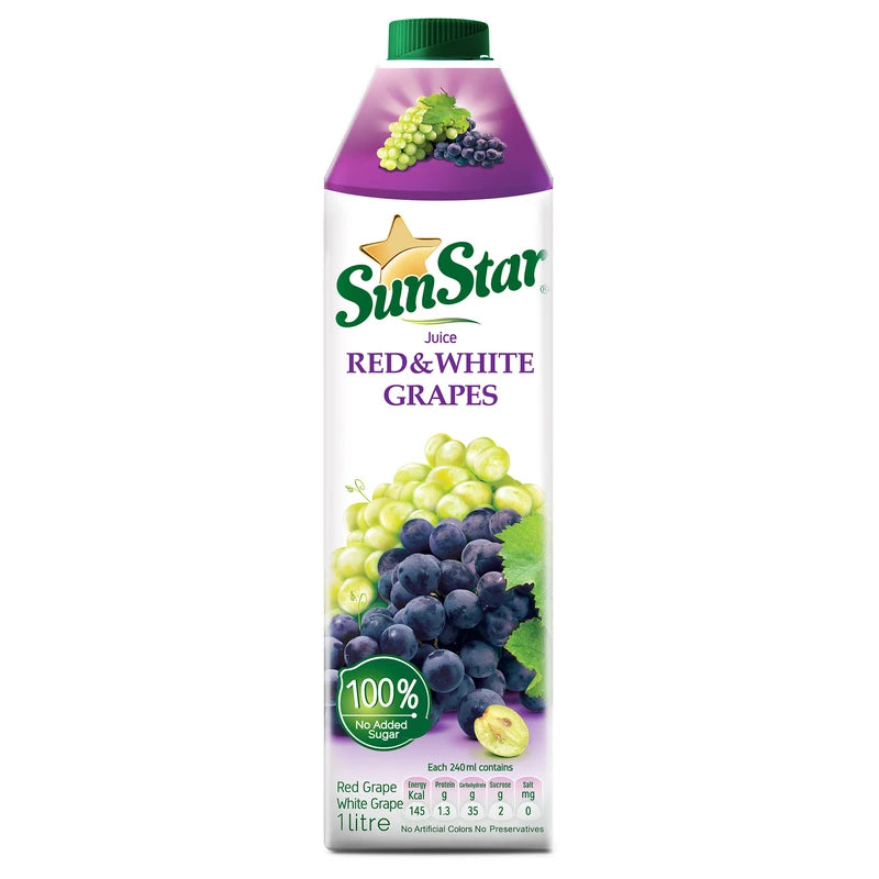 Sun Star Red and White Grape Juic آبمیوه انگور قرمز و سفید