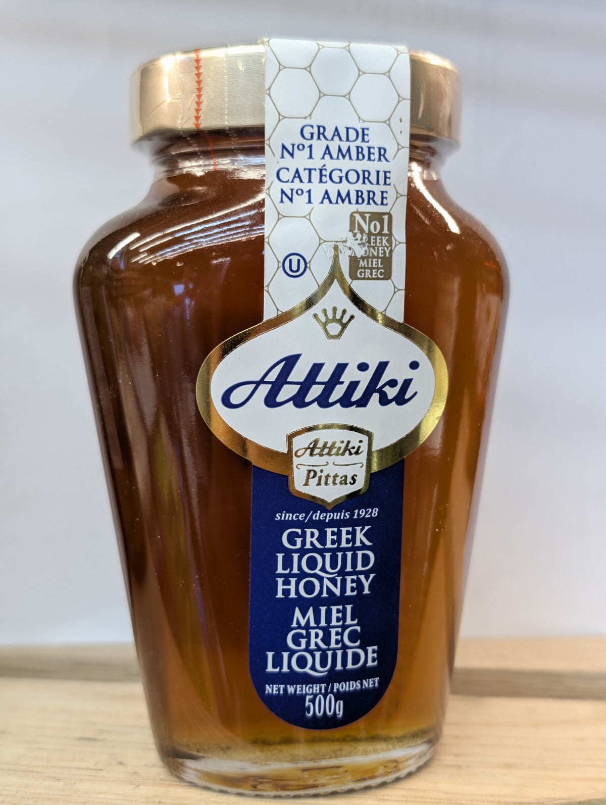 Attiki Greek liquid honey 500gr عسل مایع یونانی ۵۰۰ گرم