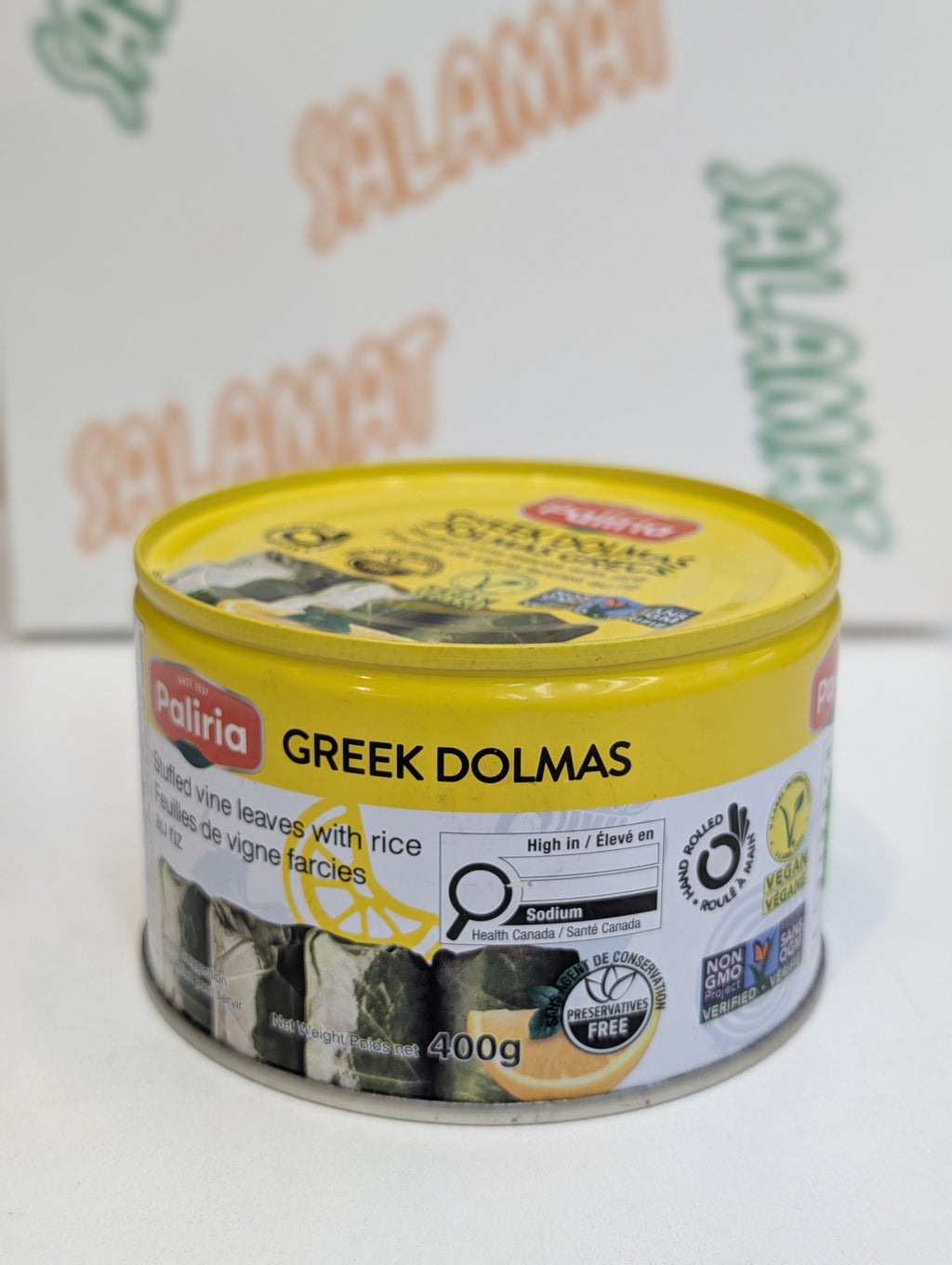 Greek dolmas 400g
دلمه یونانی ۴۰۰ گرم