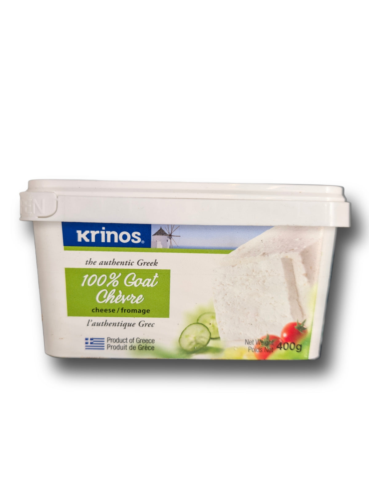 Krinos Feta Goat cheese 400 gr پنیر فتا از شیر بز400 گرم