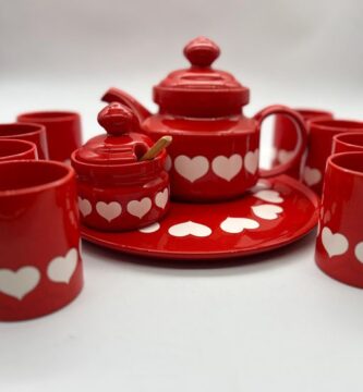 Valentine dinner kitchen tableware decoration