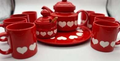 Valentine dinner kitchen tableware decoration