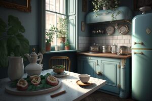 The charm of vintage kitchens is making a strong return. Homeowners are embracing retro aesthetics with a blend of modern convenience. Vintage designs create a nostalgic and cozy atmosphere, bringing back classic elements that feel both stylish and functional.